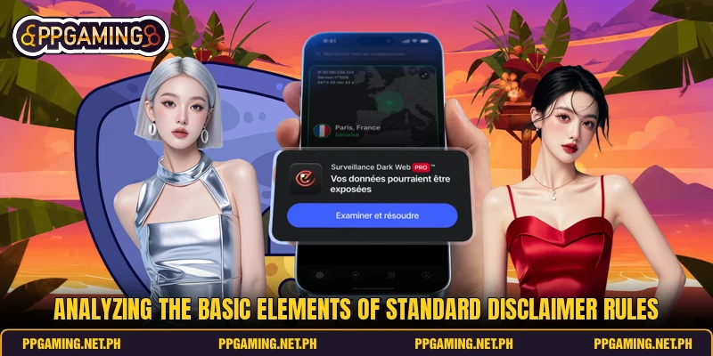 Analyzing the basic elements of standard disclaimer rules