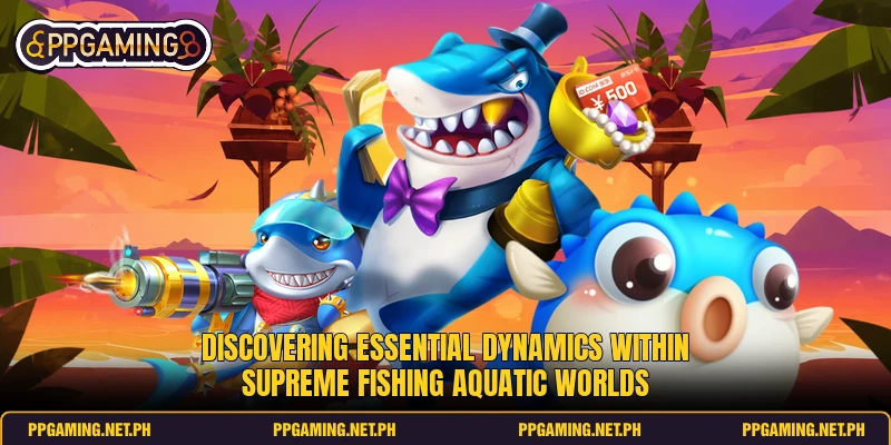 Discovering essential dynamics within supreme fishing aquatic worlds
