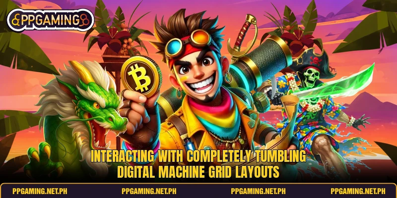 Interacting with completely tumbling digital machine grid layouts Interacting with completely tumbling digital machine grid layouts