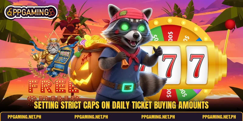 Setting strict caps on daily ticket buying amounts